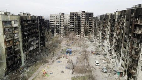 Une cité à Marioupol