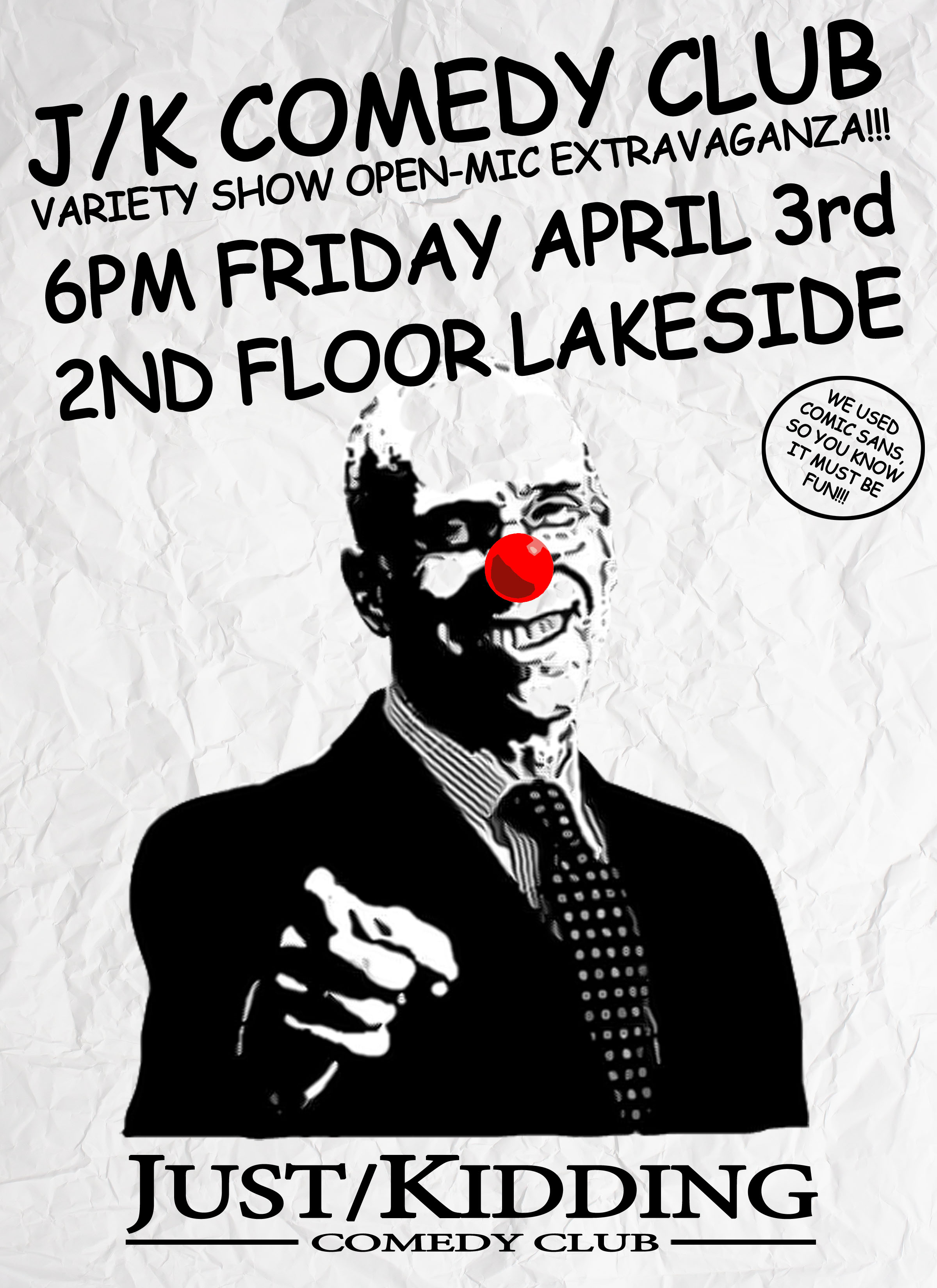 J/K Comedy Club Variety Show Open-Mic Extravaganza 