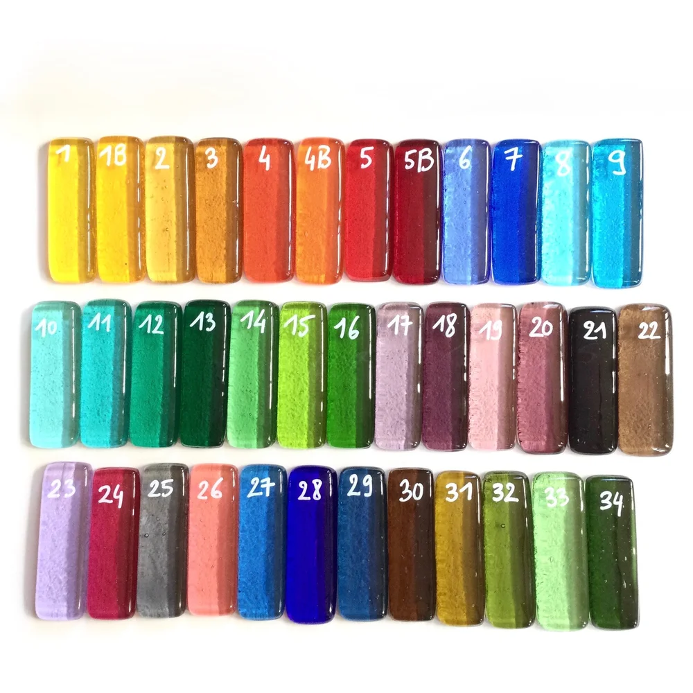 Lot De 12 Porte-couteaux En Faïence - Motif Papillons - Fabrication France