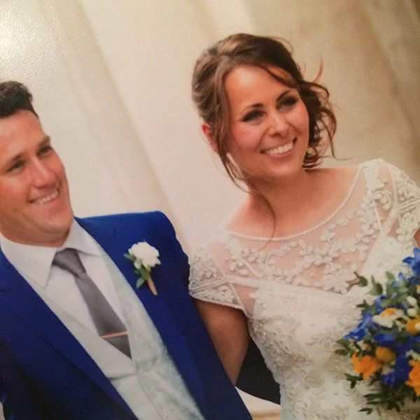 Wedding dress by Halfpenny London