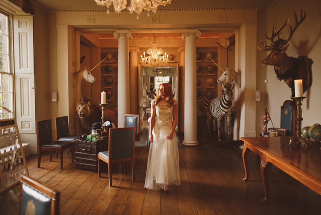 Beautiful Halfpenny London bride Katie wears the Marianne hand beaded and embroidered tulle wedding dress 5.jpeg
