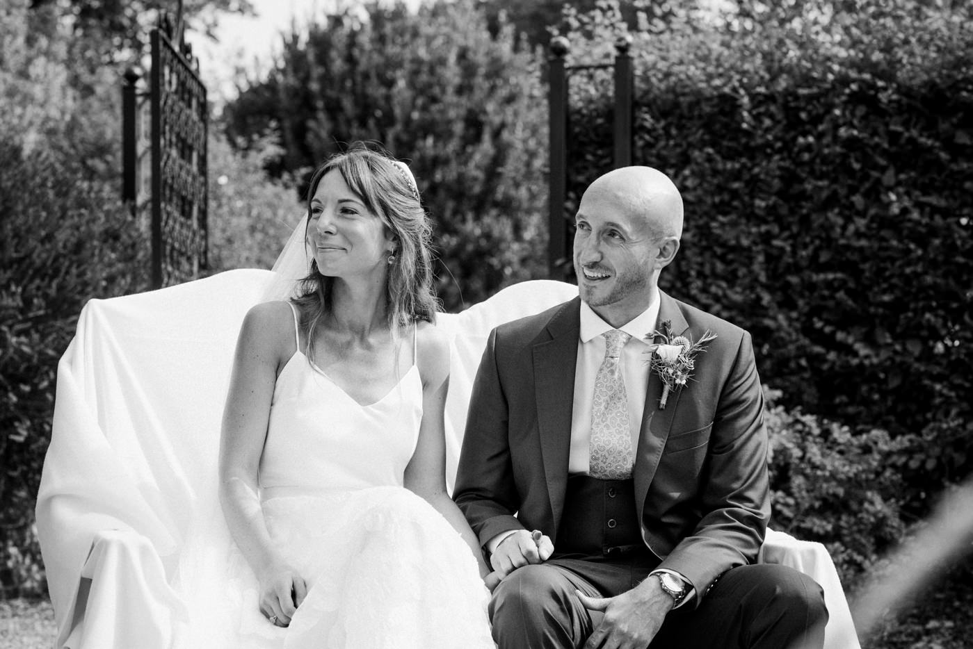 Beautiful bride Robyn wears a wedding dress by Halfpenny London