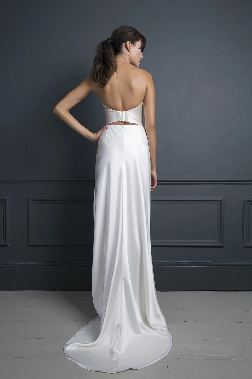 AVA SATIN SKIRT & LORETTA SATIN CORSET
