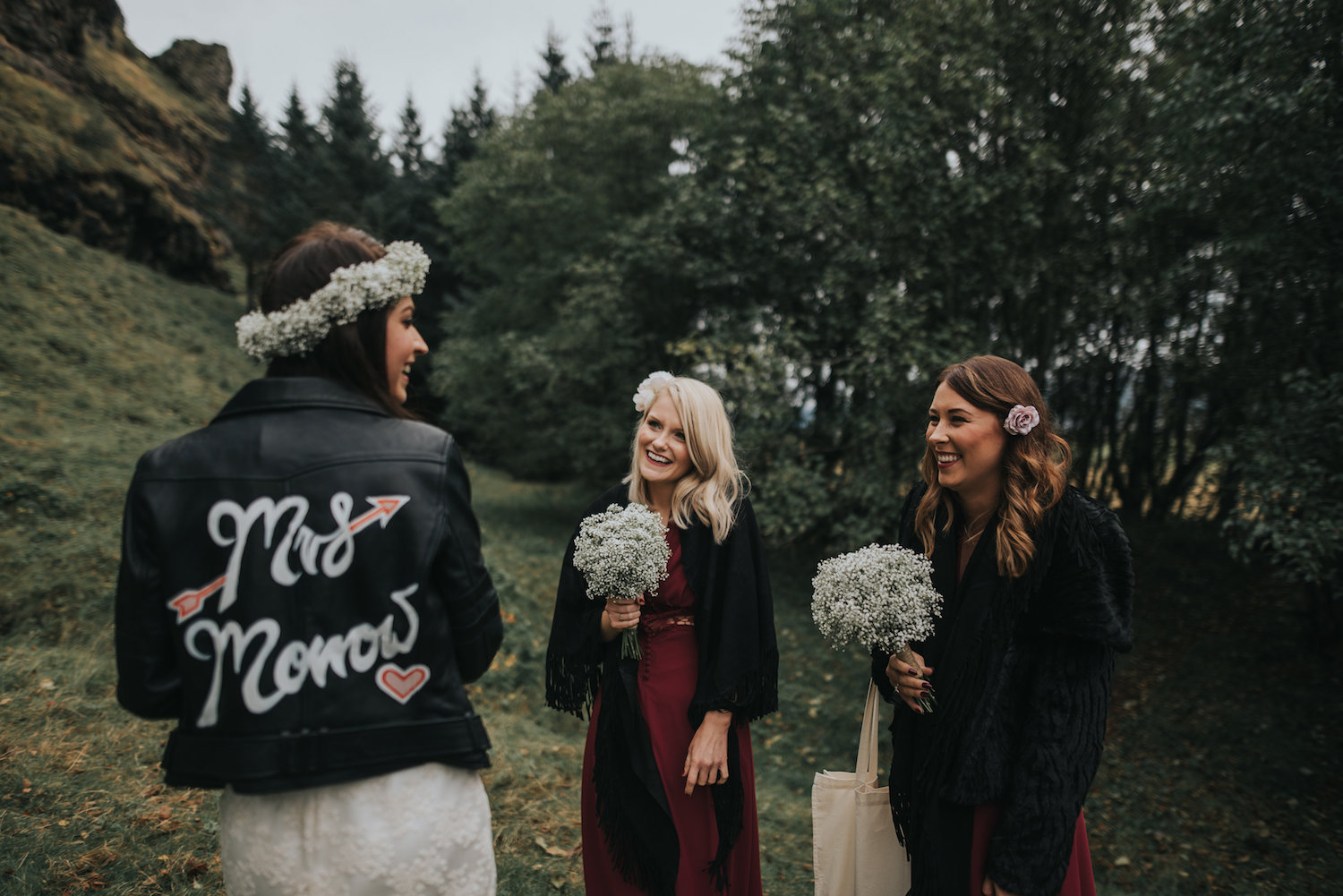 Beautiful bride Lisa wore a Lydia Rose Halfpenny London wedding dress | Image by Neil Thomas Douglas | Iceland wedding