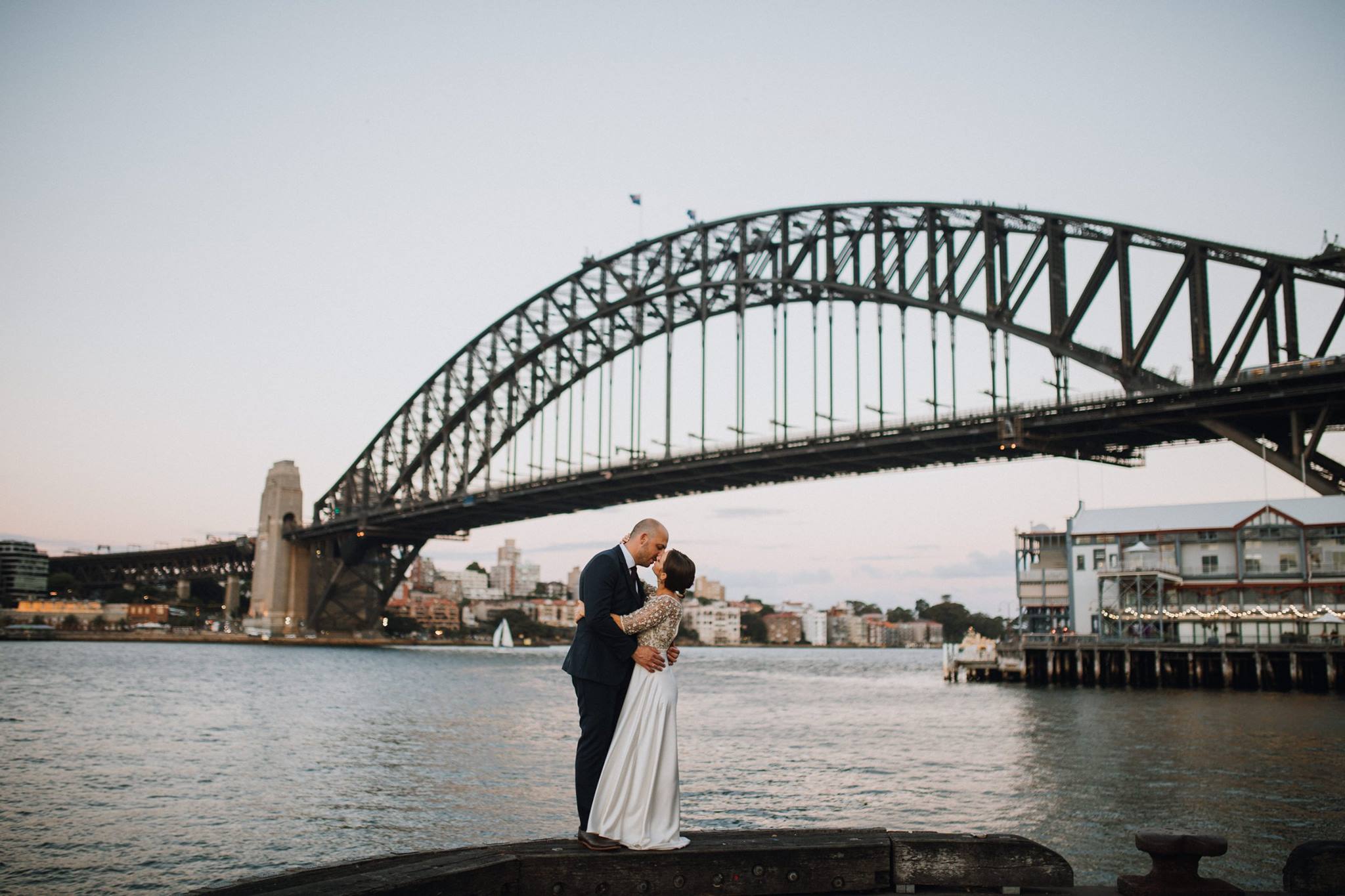 Beautiful bride Claire wore a lace wedding dress by Halfpenny London