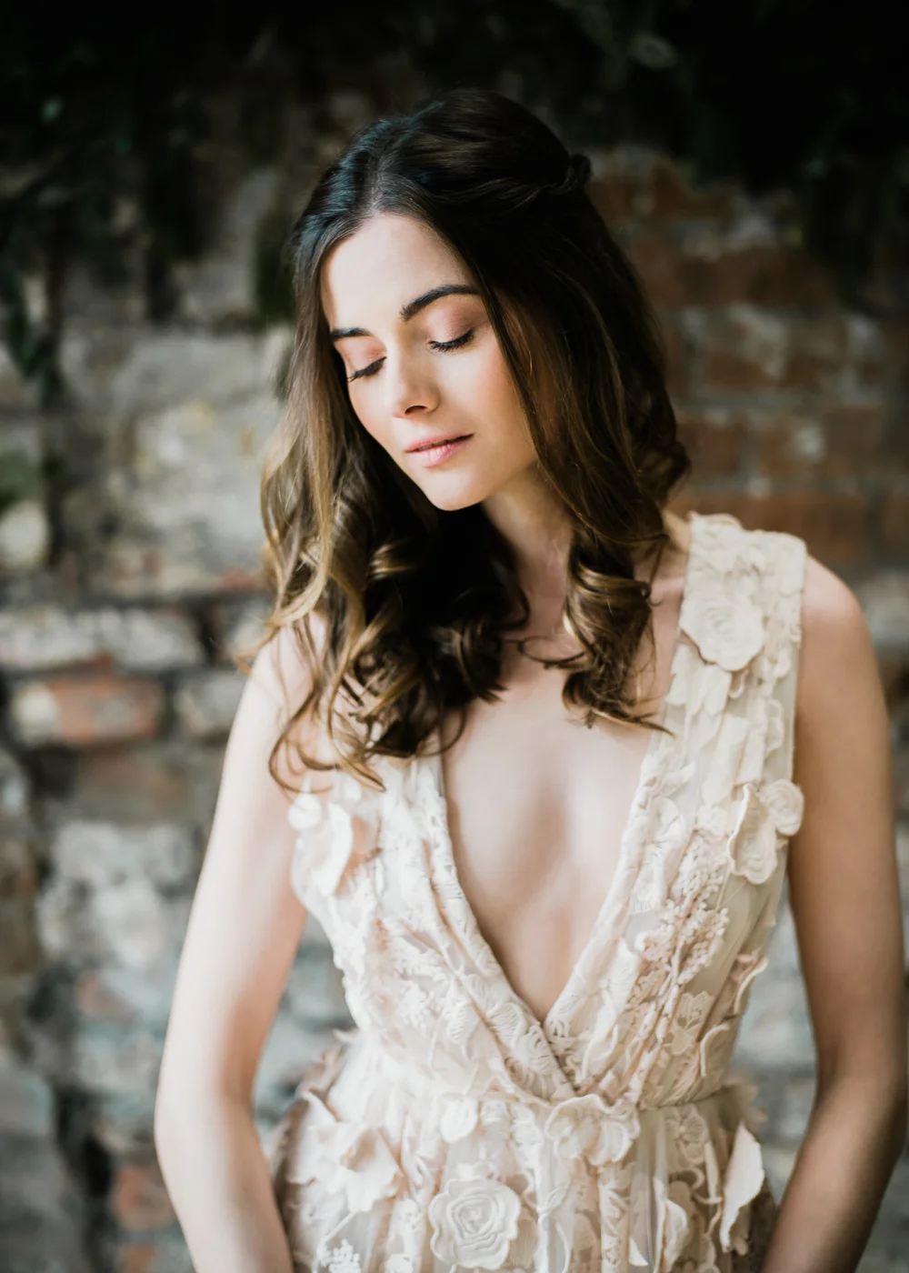 Wedding dress by Halfpenny London featured on Rock My Wedding blog | Image by John Barwood Photography