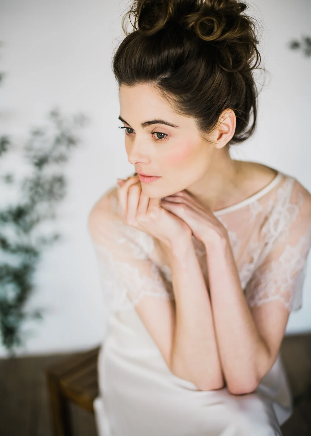 Wedding dress by Halfpenny London featured on Rock My Wedding blog | Image by John Barwood Photography