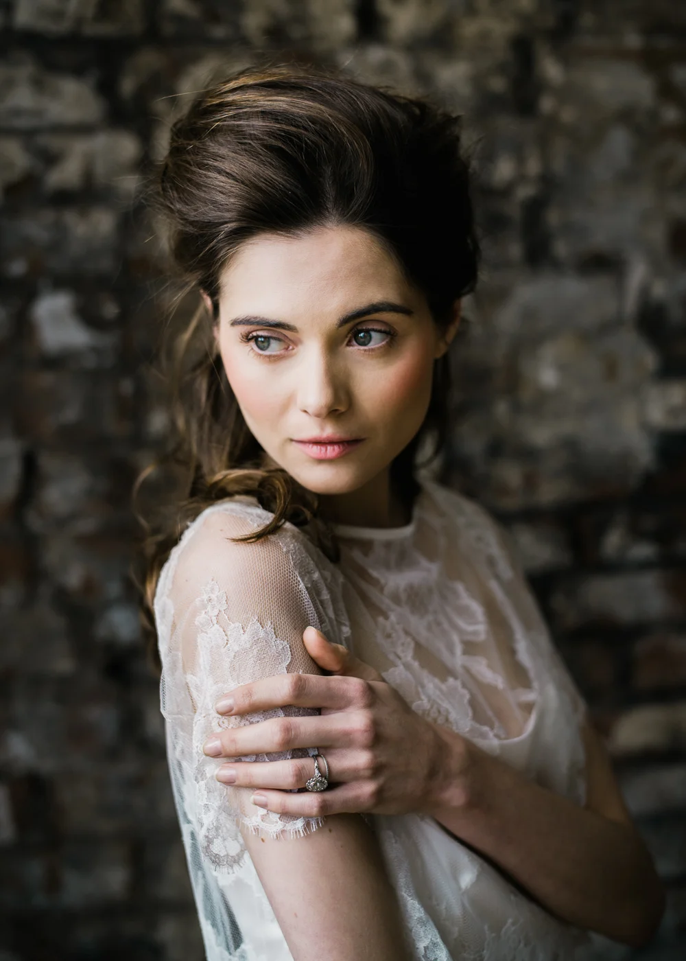 Wedding dress by Halfpenny London featured on Rock My Wedding blog | Image by John Barwood Photography