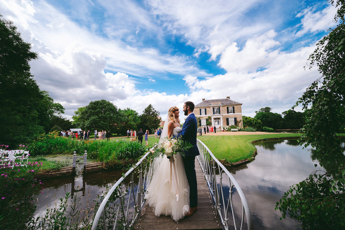 Beautiful bride Alexina wore a wedding dress by Halfpenny London