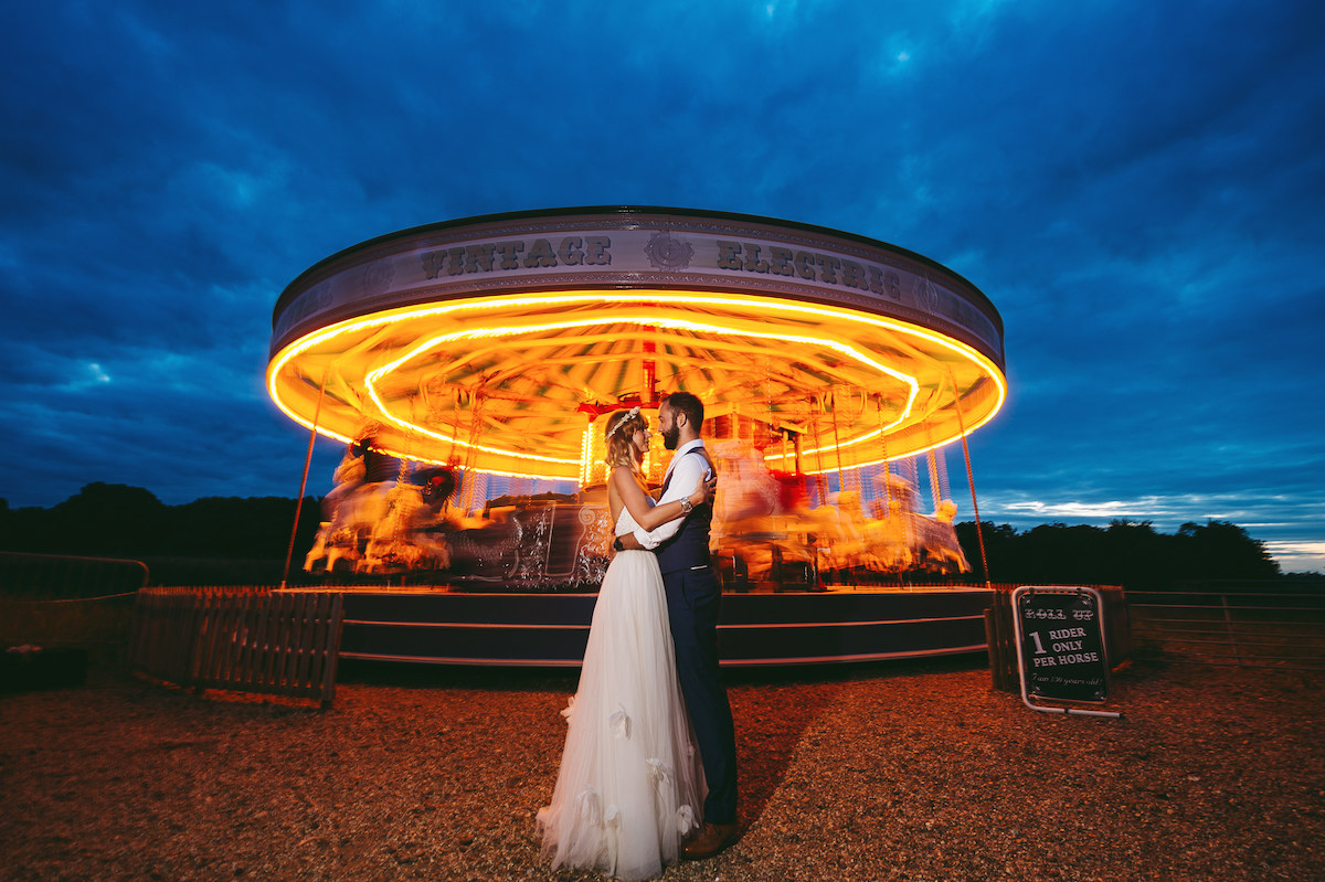 Beautiful bride Alexina wore a wedding dress by Halfpenny London
