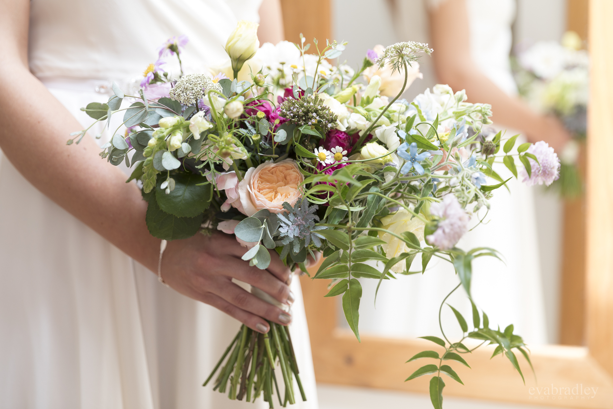 Beautiful bride Katy wears a wedding dress by Halfpenny London