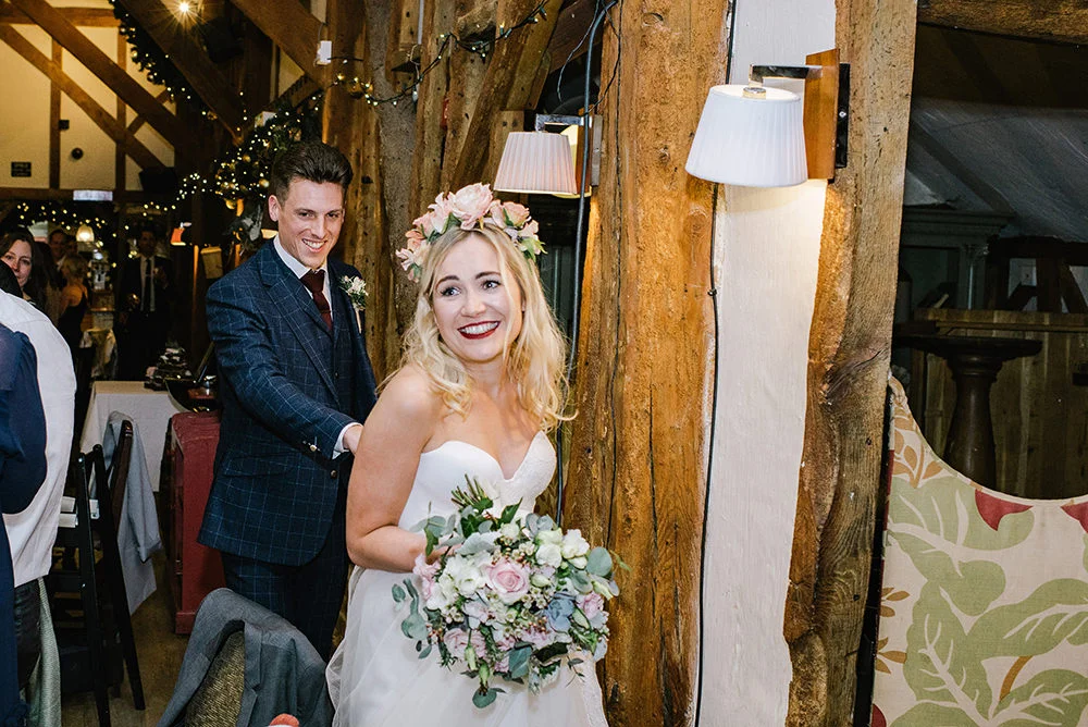 Beautiful bride Alice wore bridal separates by Halfpenny London