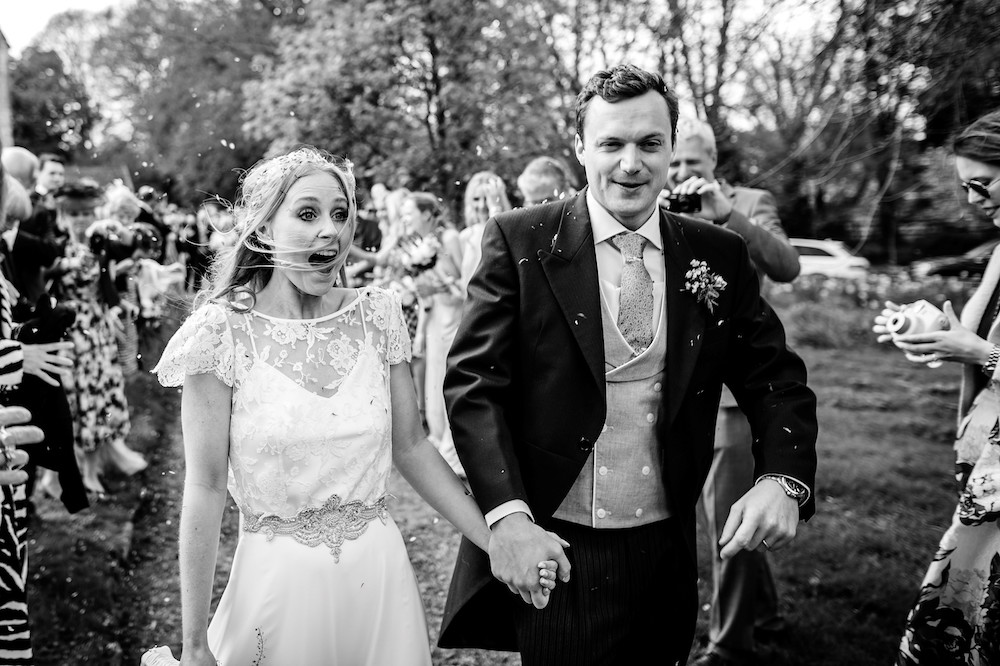 Beautiful bride Jess wore a wedding dress by Halfpenny London