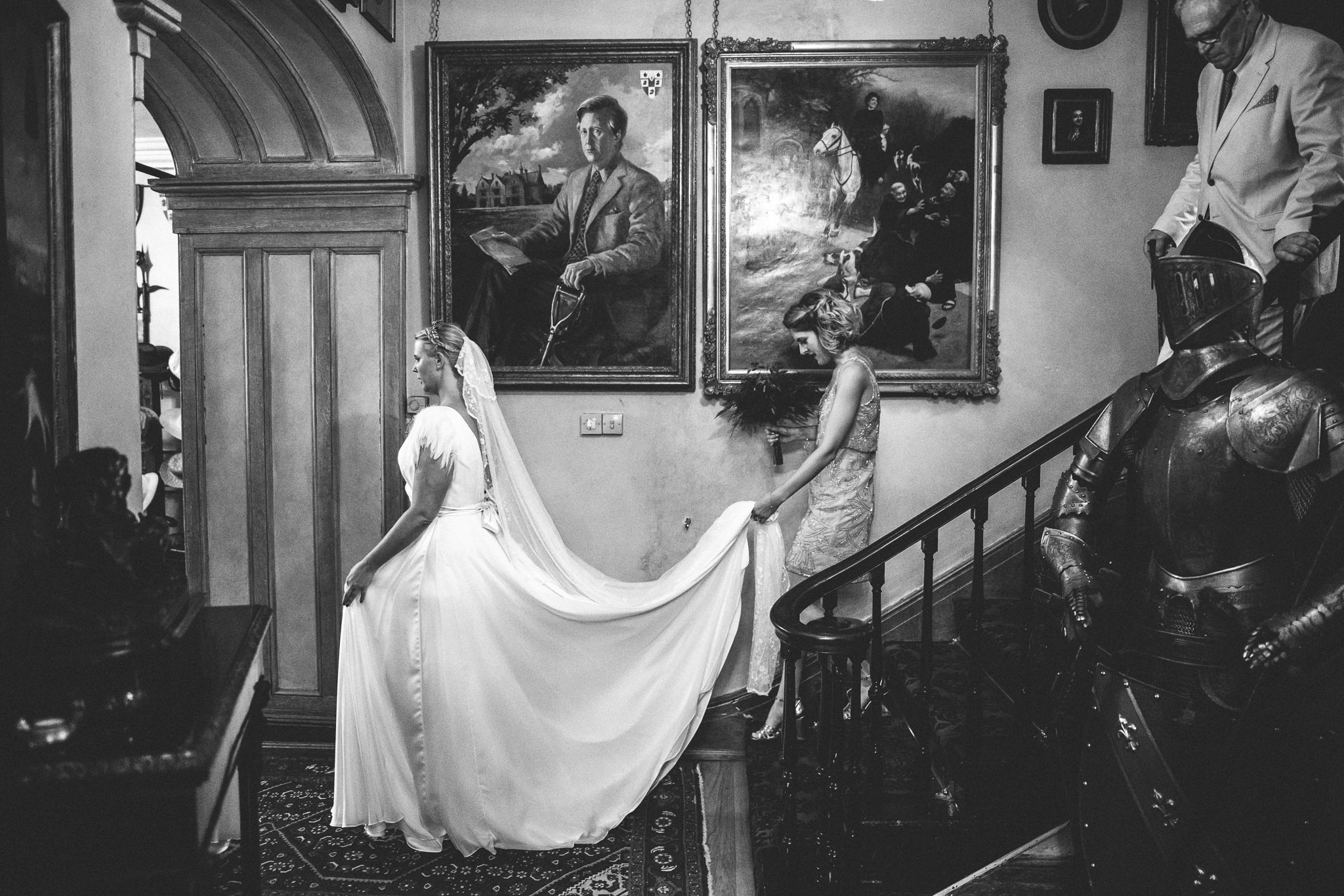 Beautiful bride Rebecca wore a wedding dress by Halfpenny London