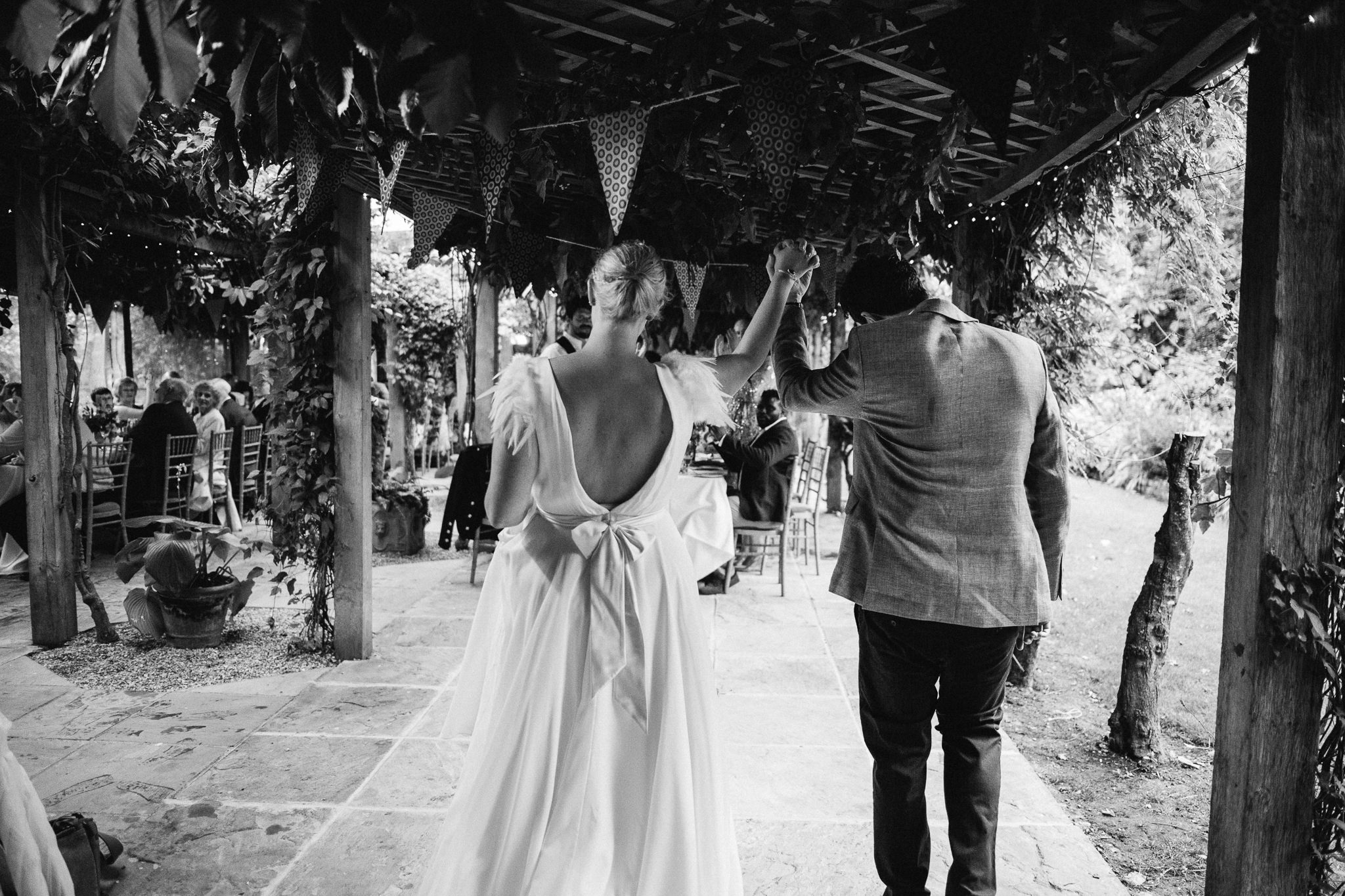 Beautiful bride Rebecca wore a wedding dress by Halfpenny London