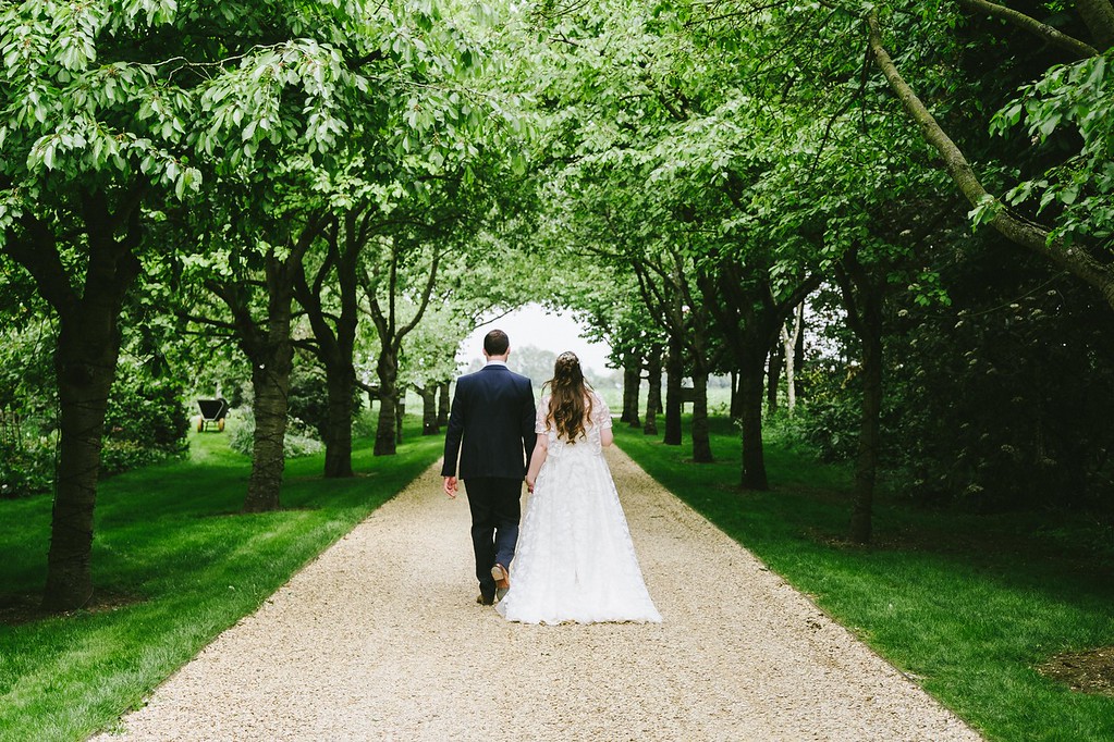 Beautiful bride Jo-Anne wore a wedding dress by Halfpenny London