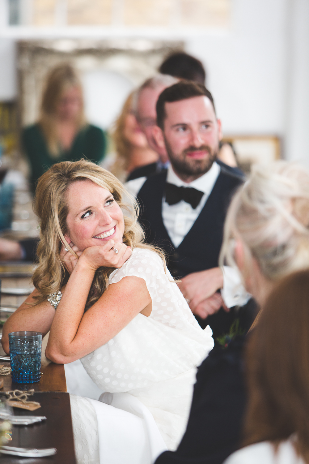 Beautiful bride Elly wore a wedding dress by Halfpenny London
