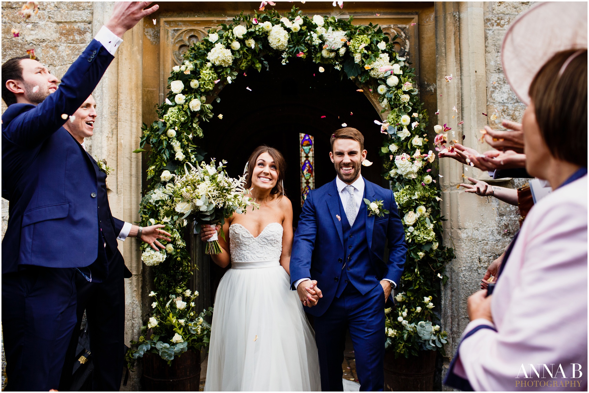 Beautiful bride Camilla wore a wedding dress by Halfpenny London