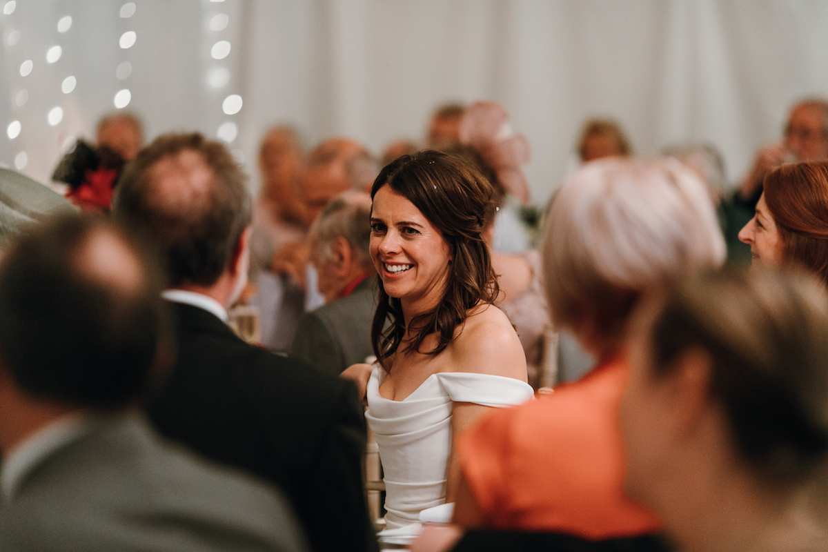 Gorgeous bride Katie wore a wedding dress by Halfpenny London