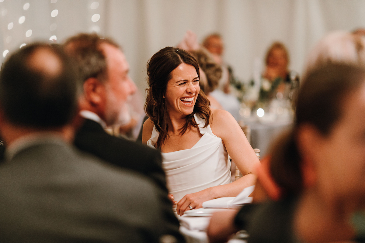 Gorgeous bride Katie wore a wedding dress by Halfpenny London