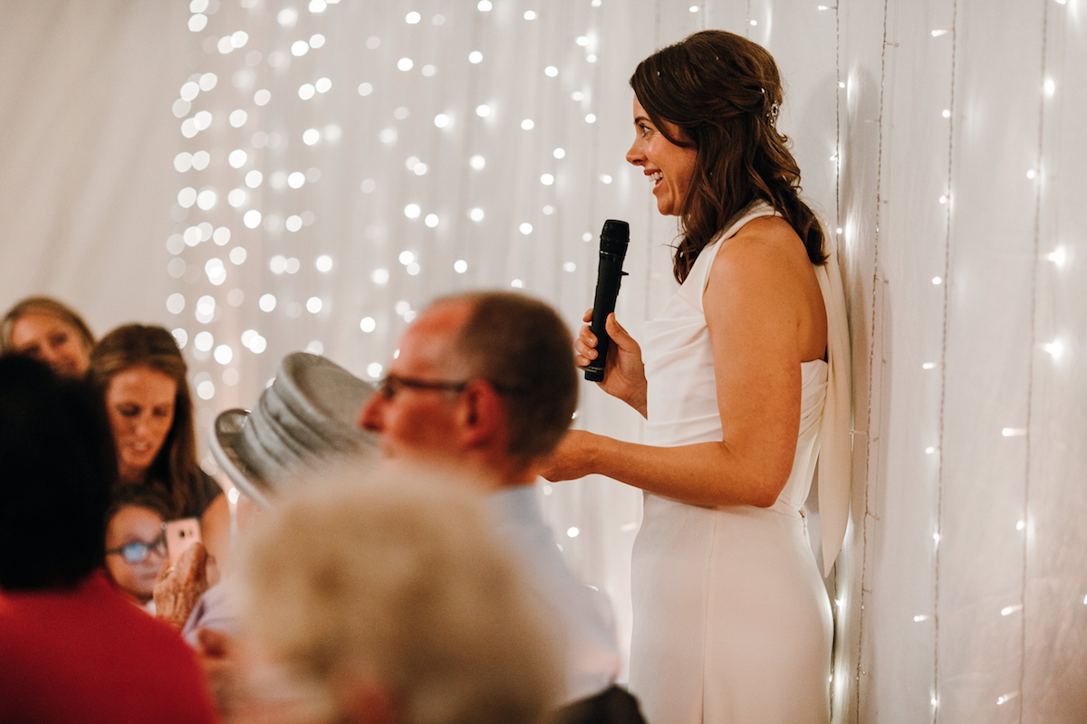 Gorgeous bride Katie wore a wedding dress by Halfpenny London