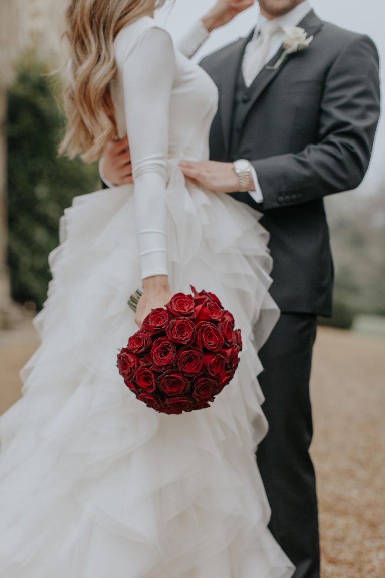 Gorgeous bride Lydia Elise Millen wore a wedding dress by Halfpenny London | Image by Wish Wish Weddings