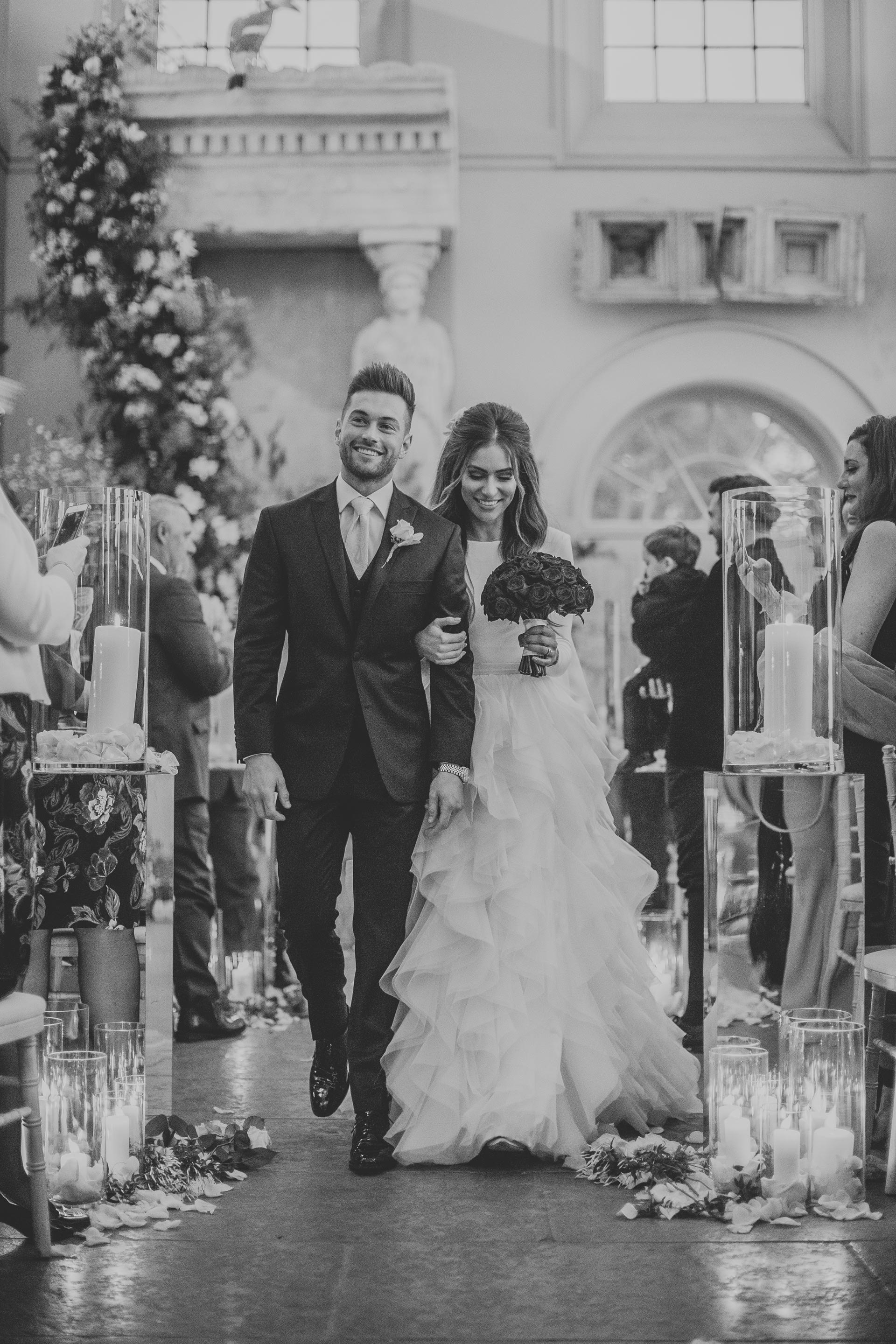 Gorgeous bride Lydia Elise Millen wore a wedding dress by Halfpenny London | Image by Wish Wish Weddings