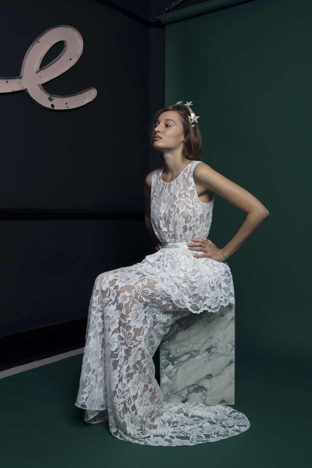 Anchor lace wedding dress by Halfpenny London