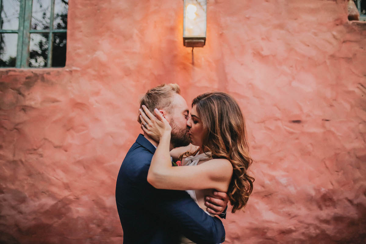 Beautiful bride Heather wore a wedding dress by Halfpenny London