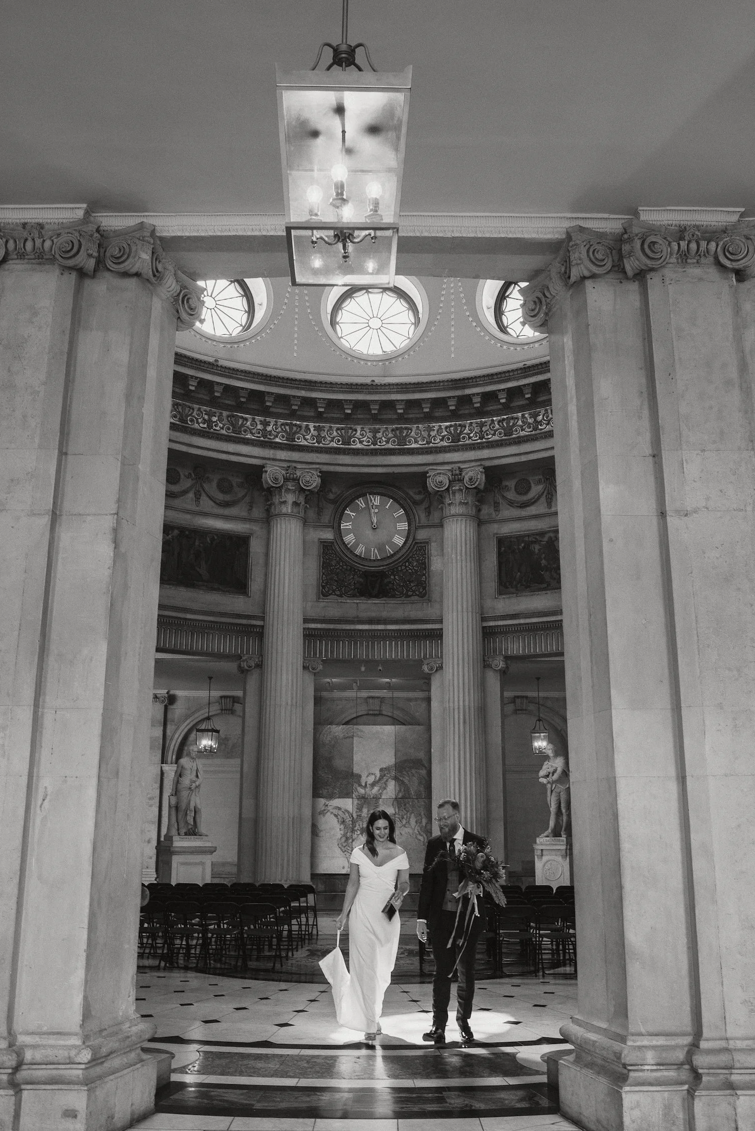 Beautiful bride Megan wore a wedding dress by Halfpenny London