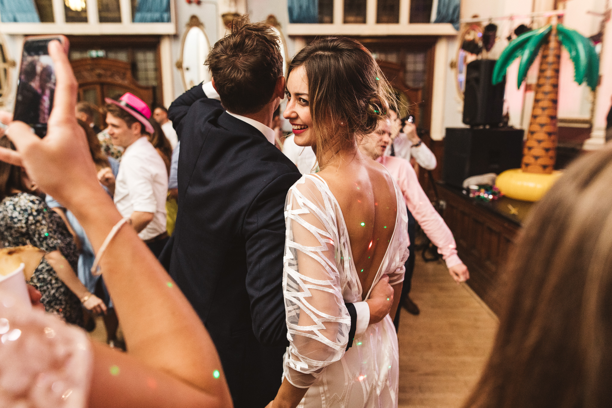 Beautiful bride Natasha wore a wedding dress by Halfpenny London