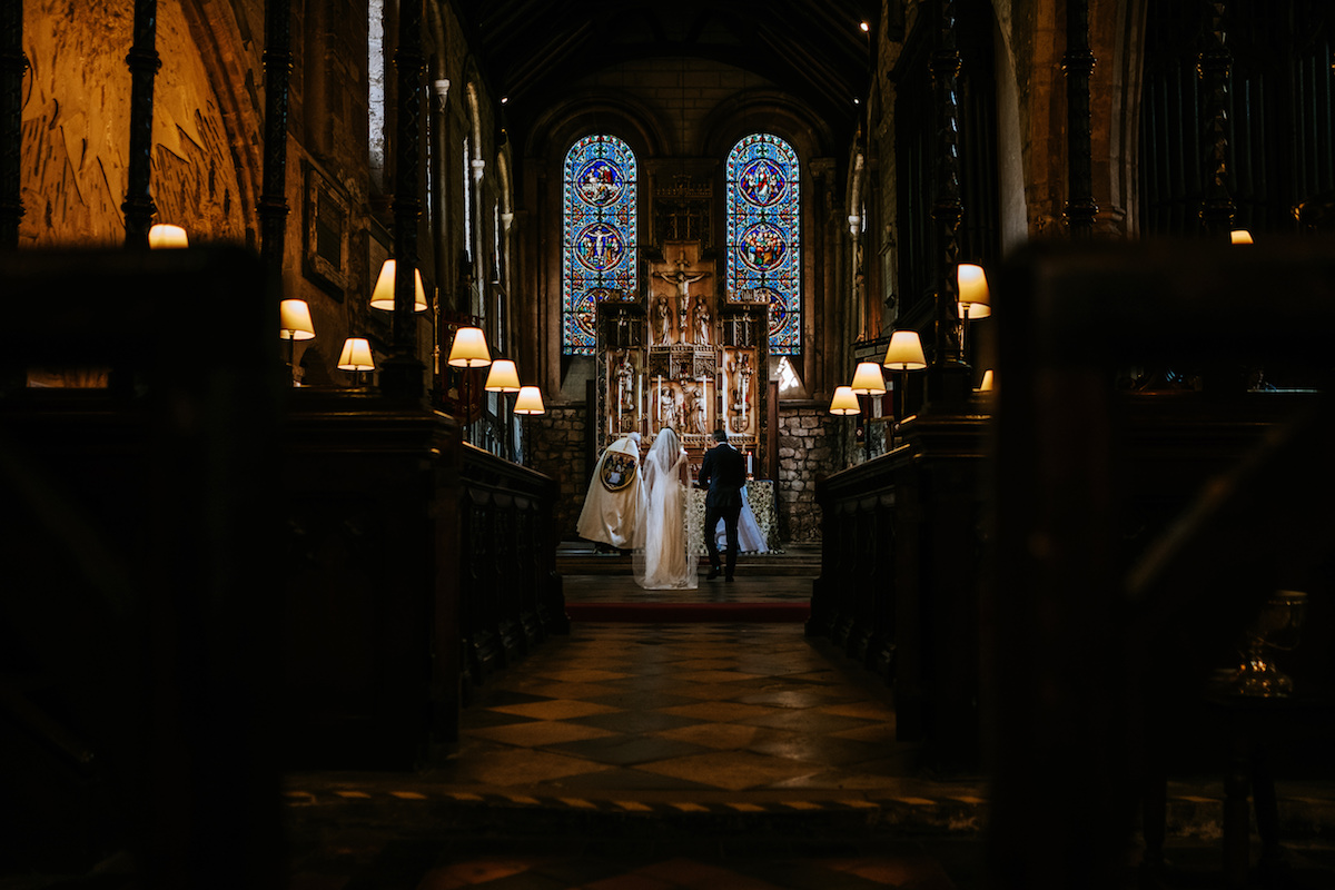 Beautiful bride Jessica wore a wedding dress by Halfpenny London
