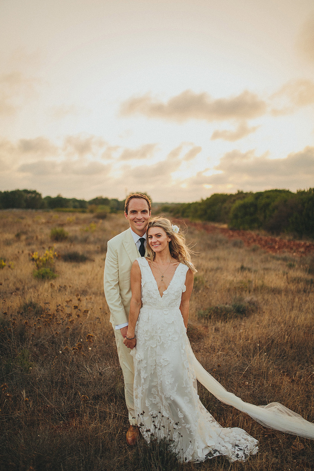 Beautiful bride Jackie wore a wedding dress by Halfpenny London