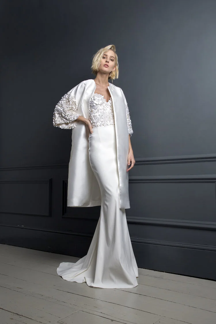 Duffy coat | Winter wedding jacket by Halfpenny London