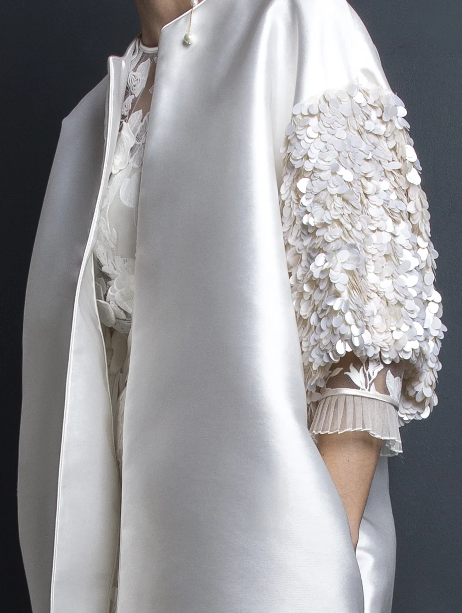Duffy coat | Winter wedding jacket by Halfpenny London