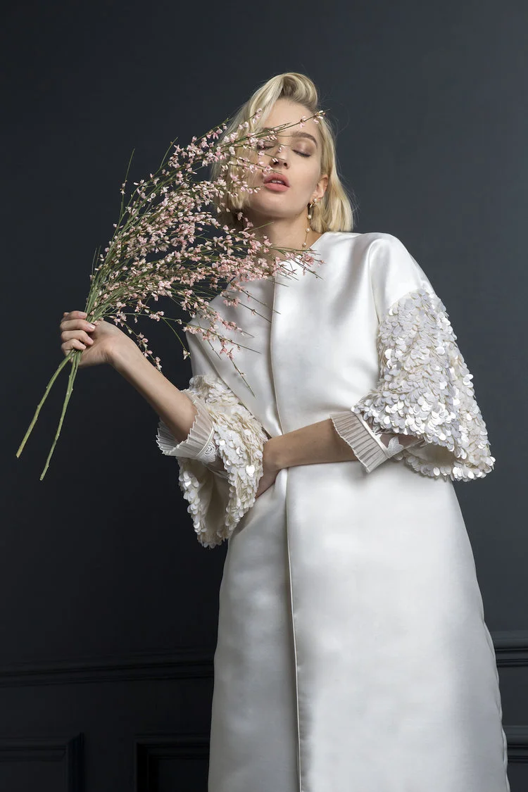 Duffy coat | Winter wedding jacket by Halfpenny London