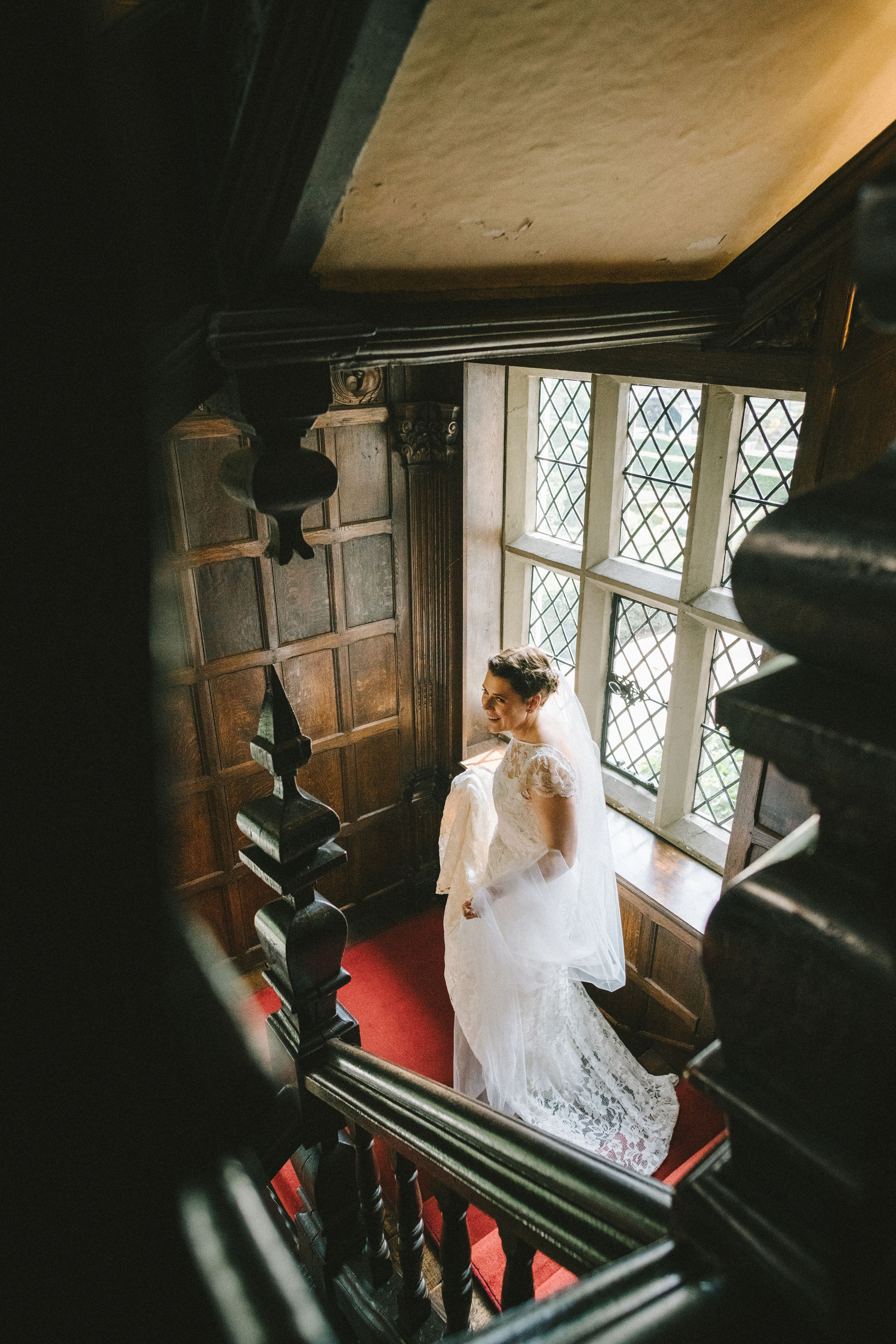 Beautiful bride Lizzi wore a wedding dress by Halfpenny London