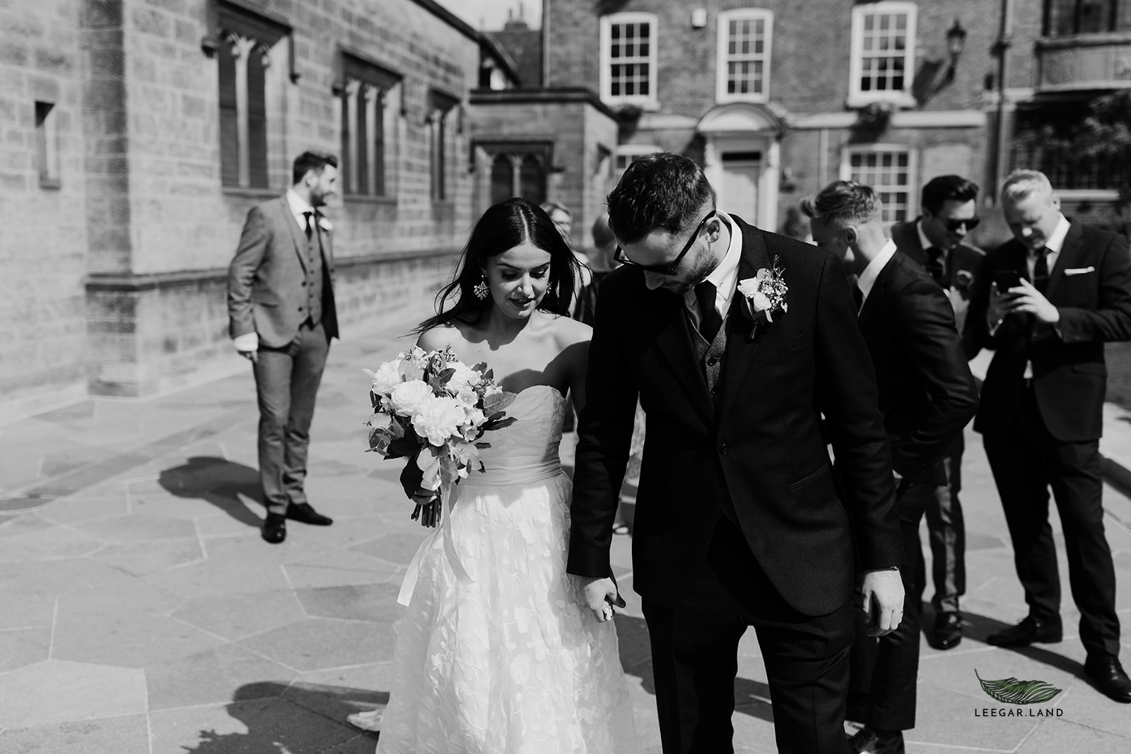 Beautiful bride Emma wore a wedding dress by Halfpenny London
