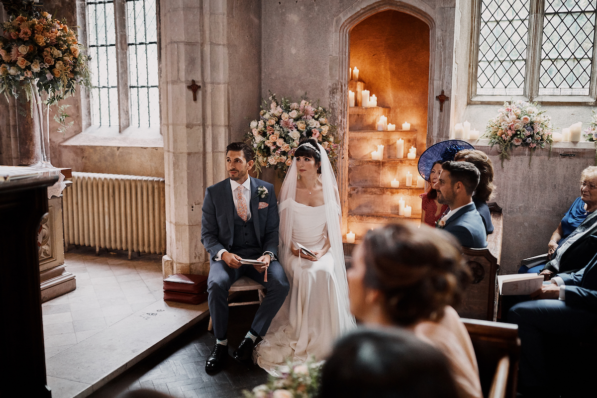 Beautiful bride Stacey wore a wedding dress by Halfpenny London