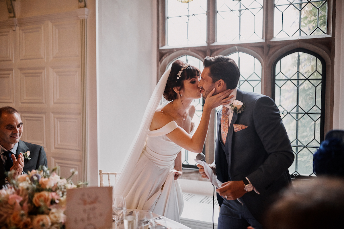 Beautiful bride Stacey wore a wedding dress by Halfpenny London