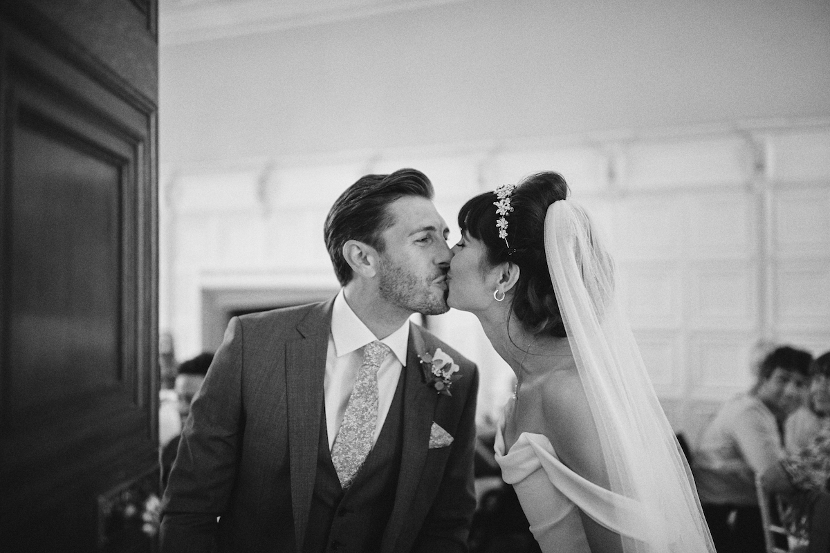 Beautiful bride Stacey wore a wedding dress by Halfpenny London
