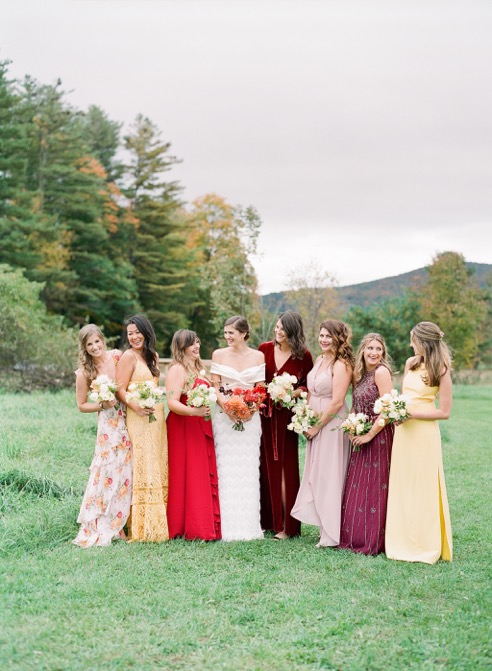 Beautiful bride Hannah wore wedding separates by Halfpenny London