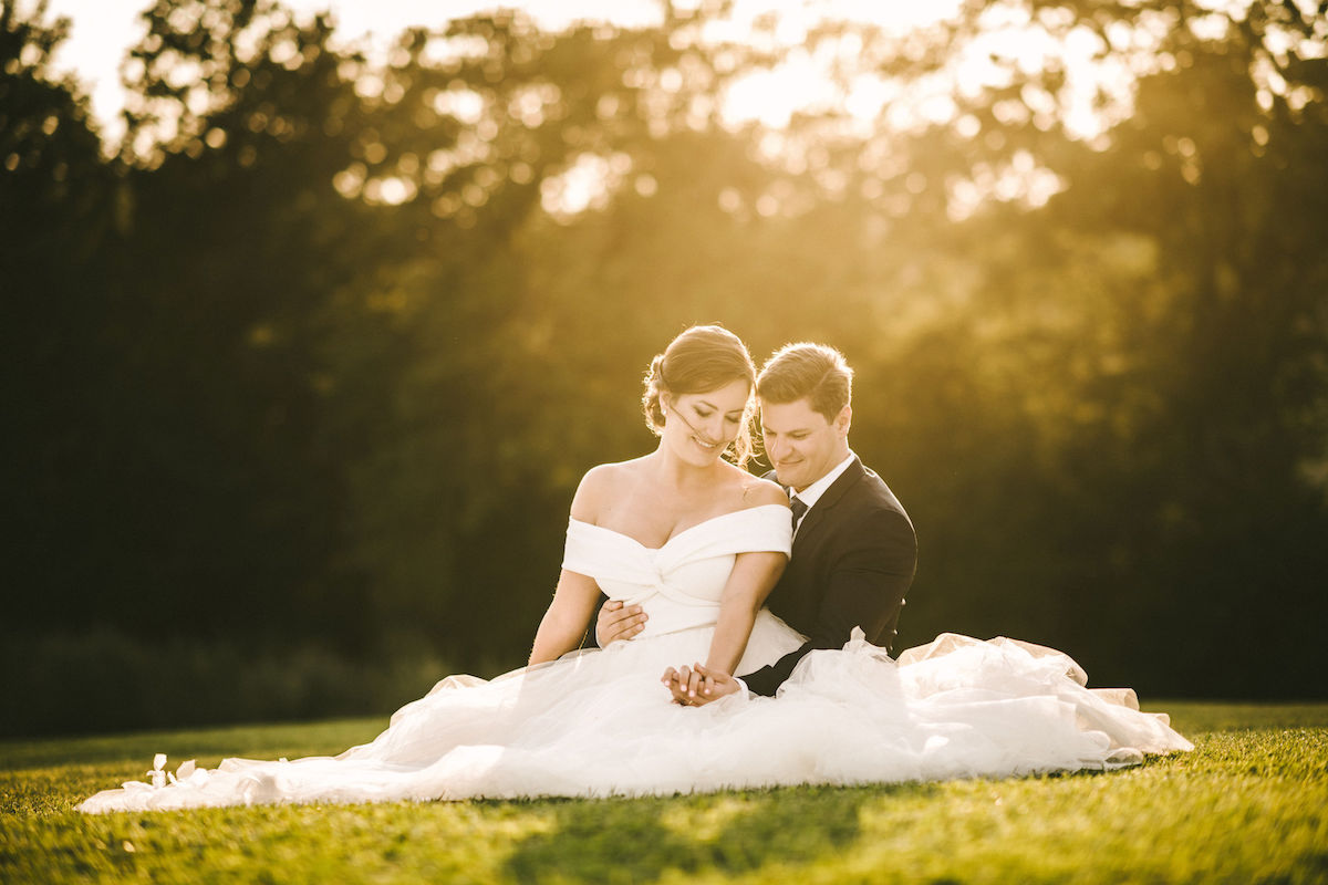 Beautiful bride Lilli wore a wedding dress by Halfpenny London