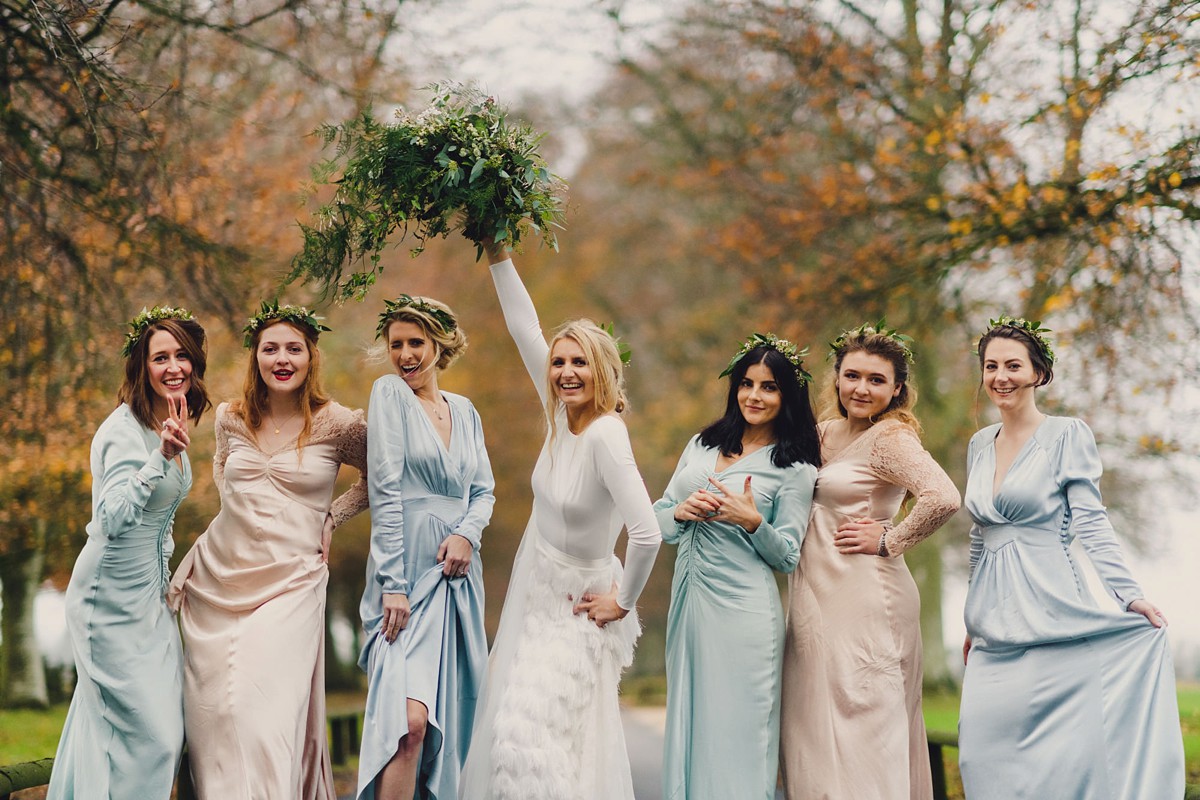Beautiful bride Leanne wore a wedding dress by Halfpenny London