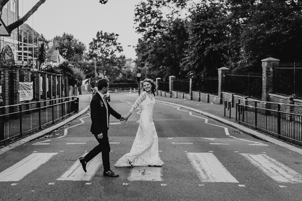 Beautiful bride Chloe wore a wedding dress by Halfpenny London | Image by Caitlin and Jones (http://www.caitlinandjones.co.uk/)