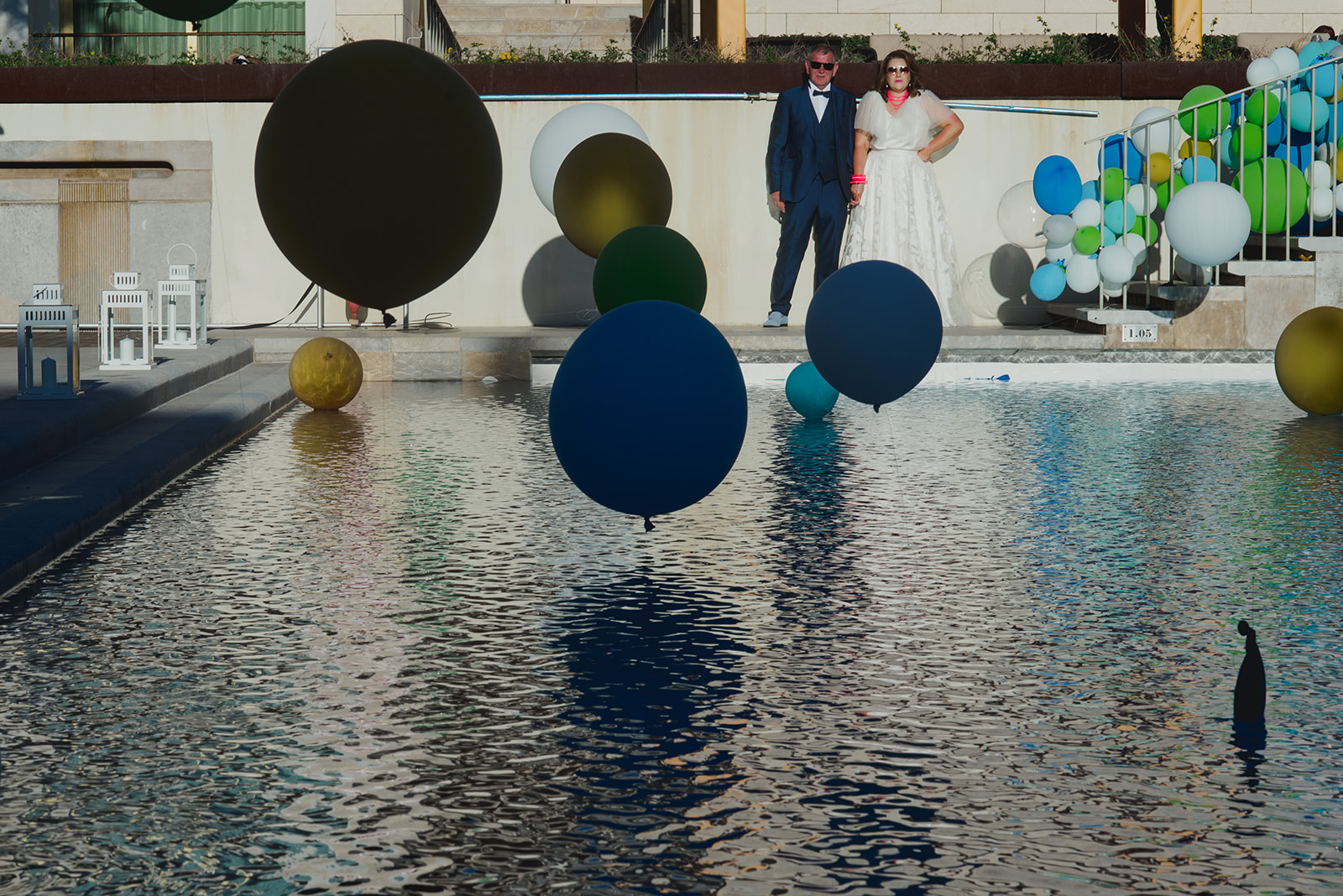 Beautiful bride Riki wore a wedding dress by Halfpenny London