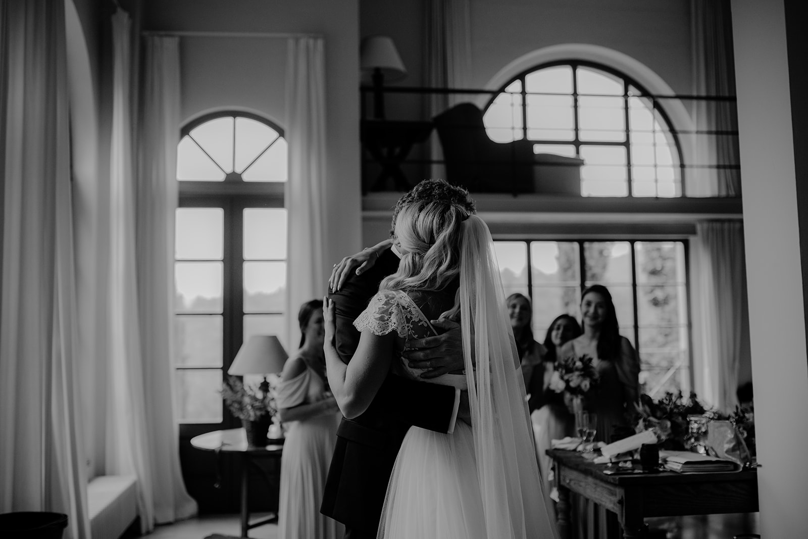 Beautiful bride Elise wore a wedding dress by Halfpenny London