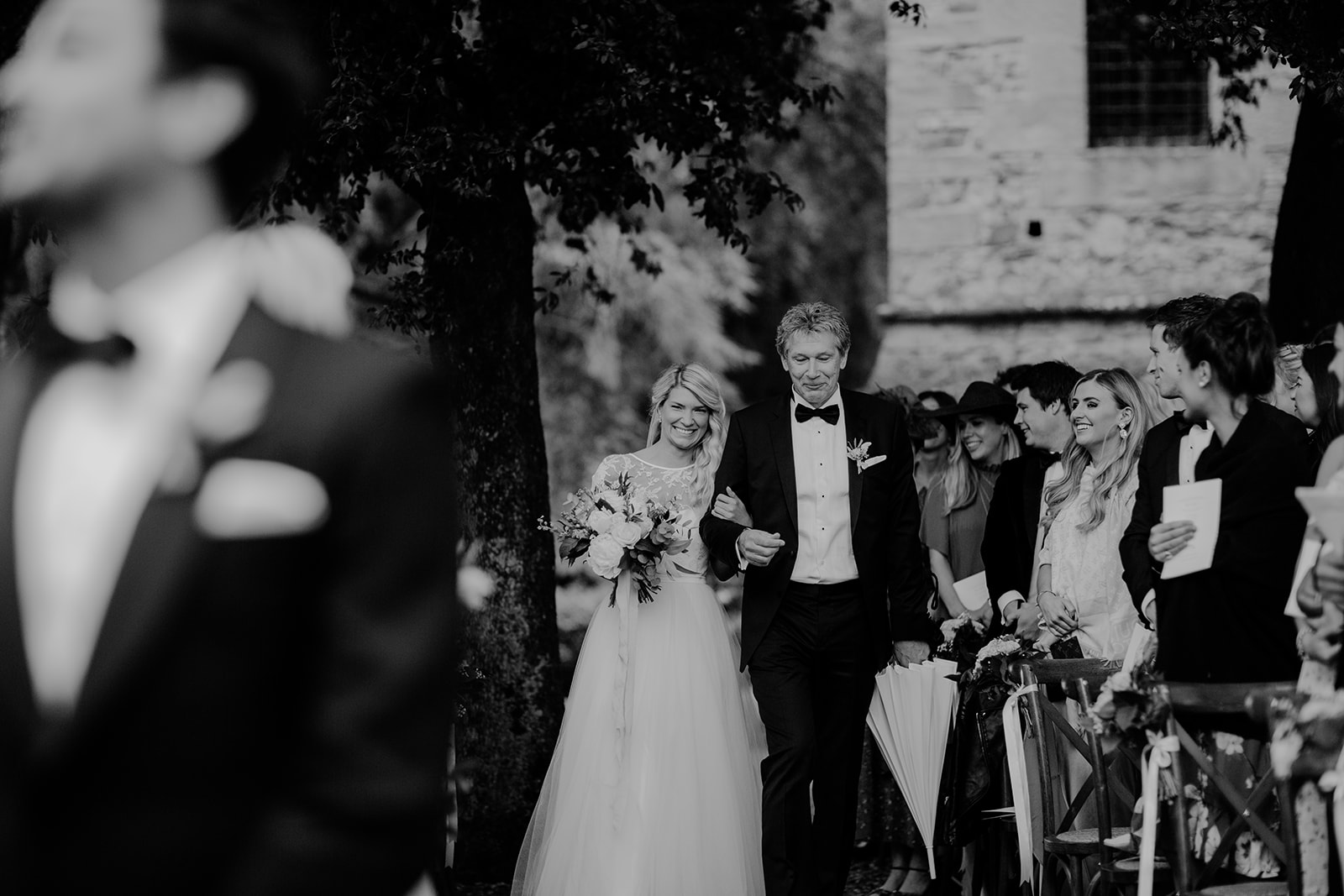 Beautiful bride Elise wore a wedding dress by Halfpenny London