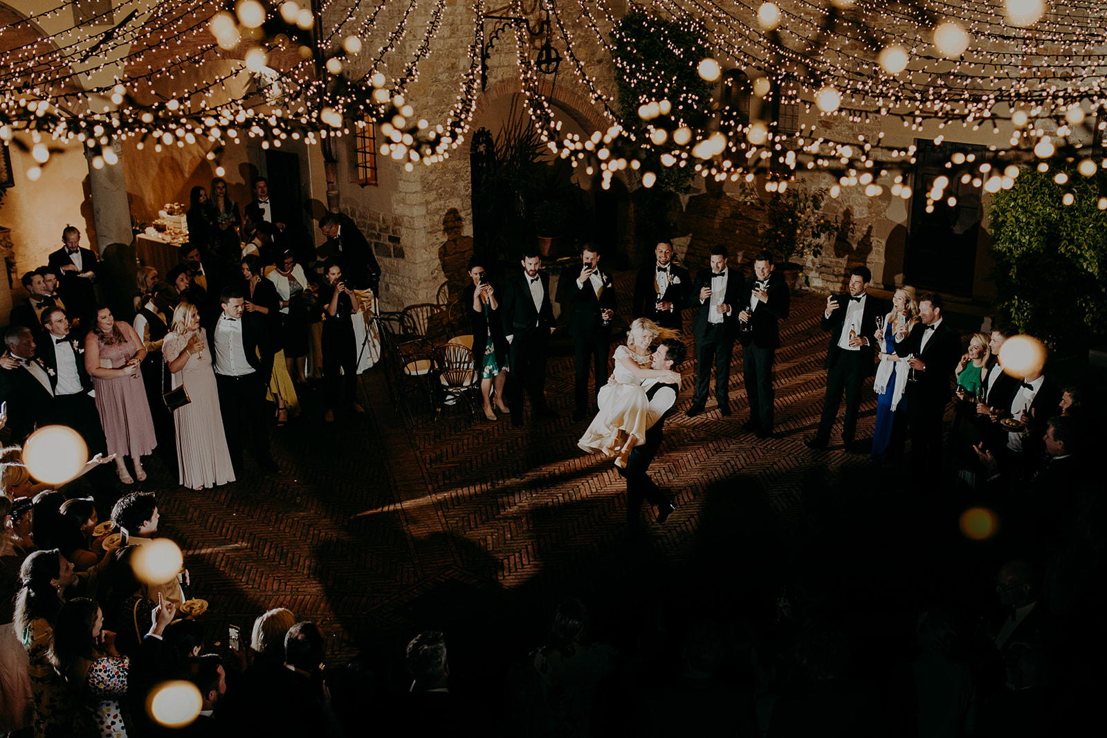 Beautiful bride Elise wore a wedding dress by Halfpenny London