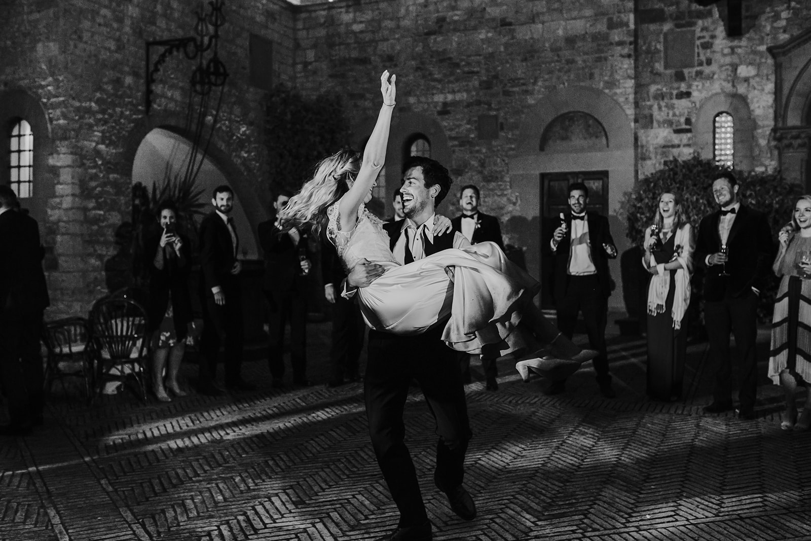 Beautiful bride Elise wore a wedding dress by Halfpenny London